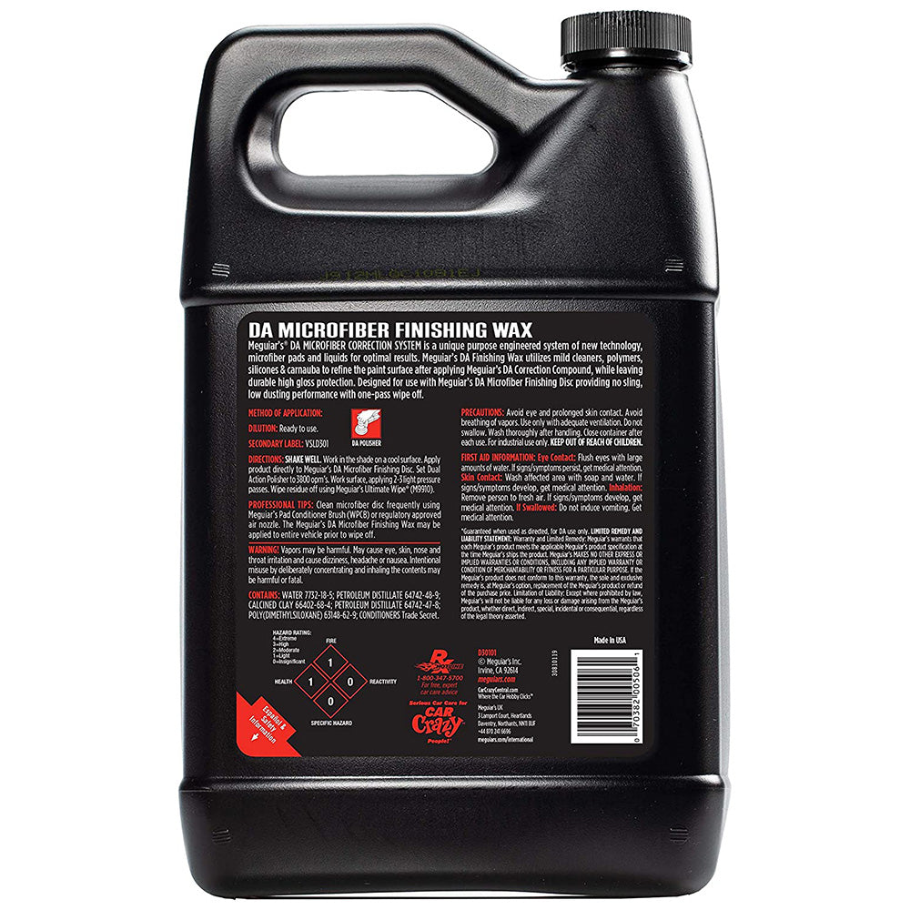 Meguiar's Microfiber Finishing Wax, D30101 - 1 gal.
