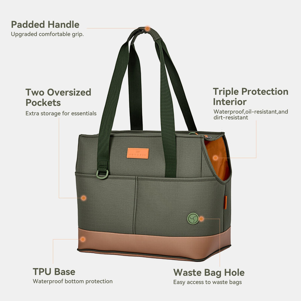PETSFIT WILDPATH Pet Carrier Tote Bag for Small Dogs