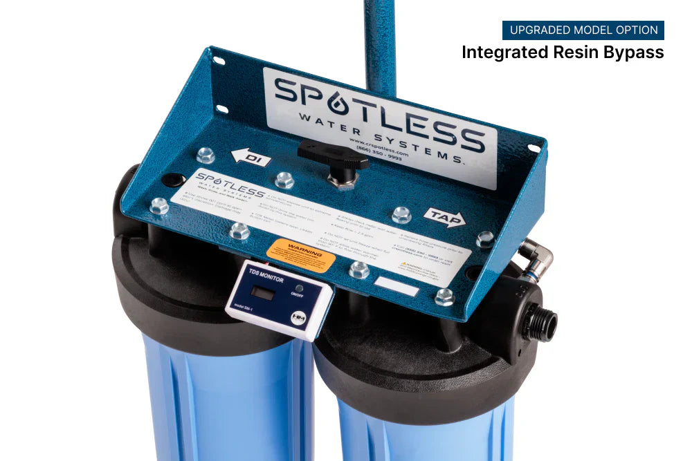 CR Spotless DIC-10-BP Medium Output Deionized Water Rolling System with Integrated Resin Bypass