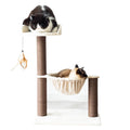 Catry Natural Cozy 3-level Cat Tree with Hammock