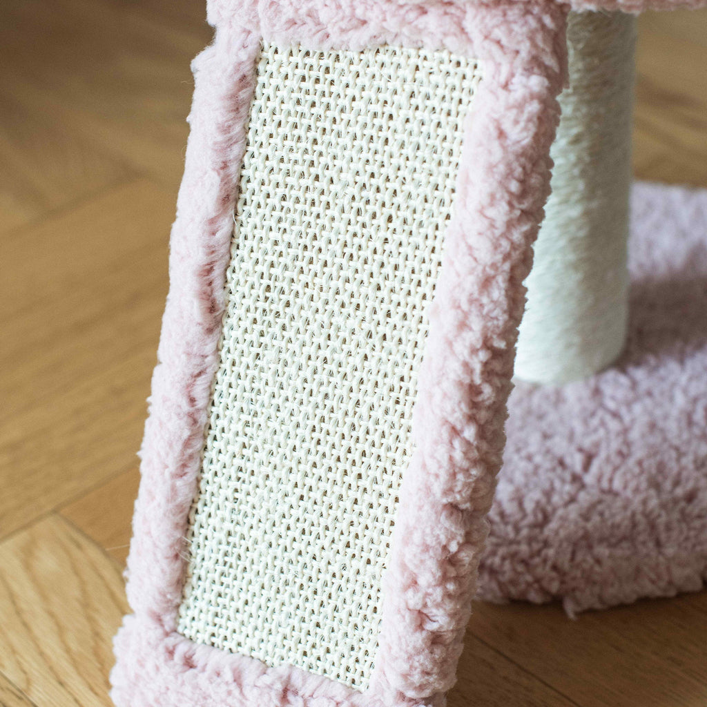 Catry Flamingo Cat Tree with Scratching Ramp