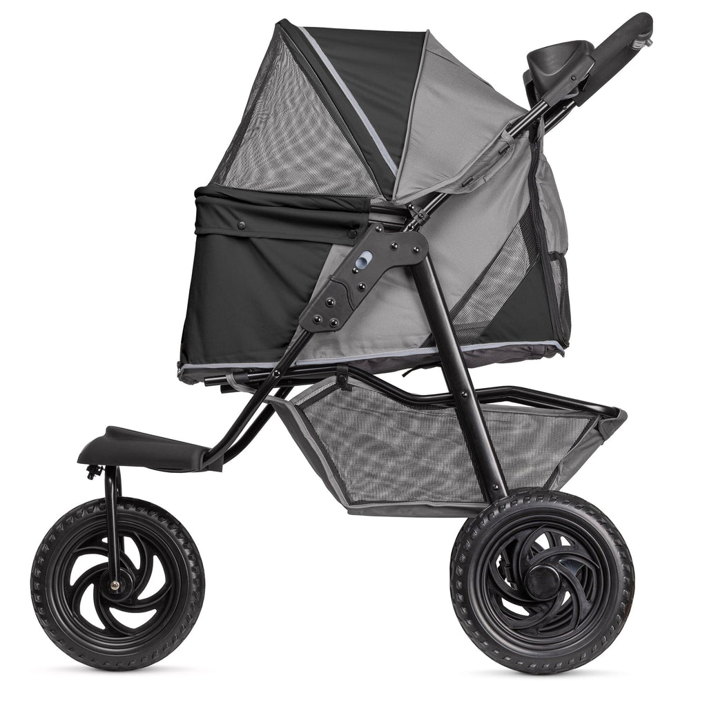 Dogline TrailRunner Pet Stroller with 12" Mixed Terrain Rubber Tires