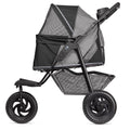 Dogline TrailRunner Pet Stroller with 12" Mixed Terrain Rubber Tires