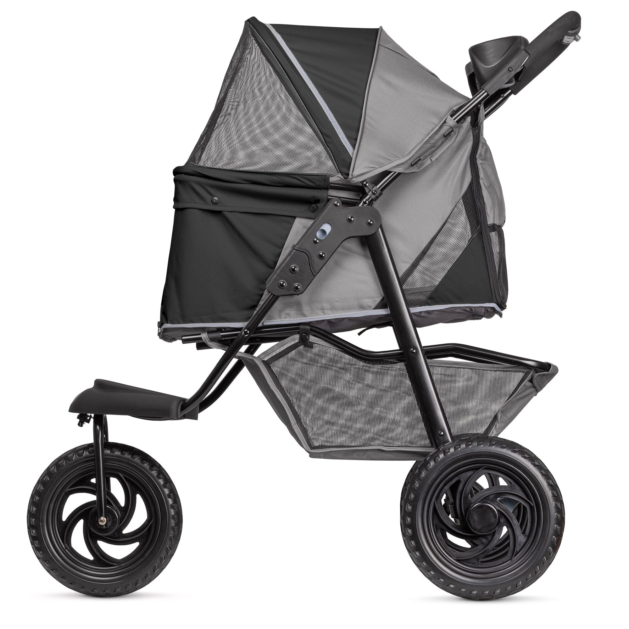 Dogline TrailRunner Pet Stroller with 12" Mixed Terrain Rubber Tires