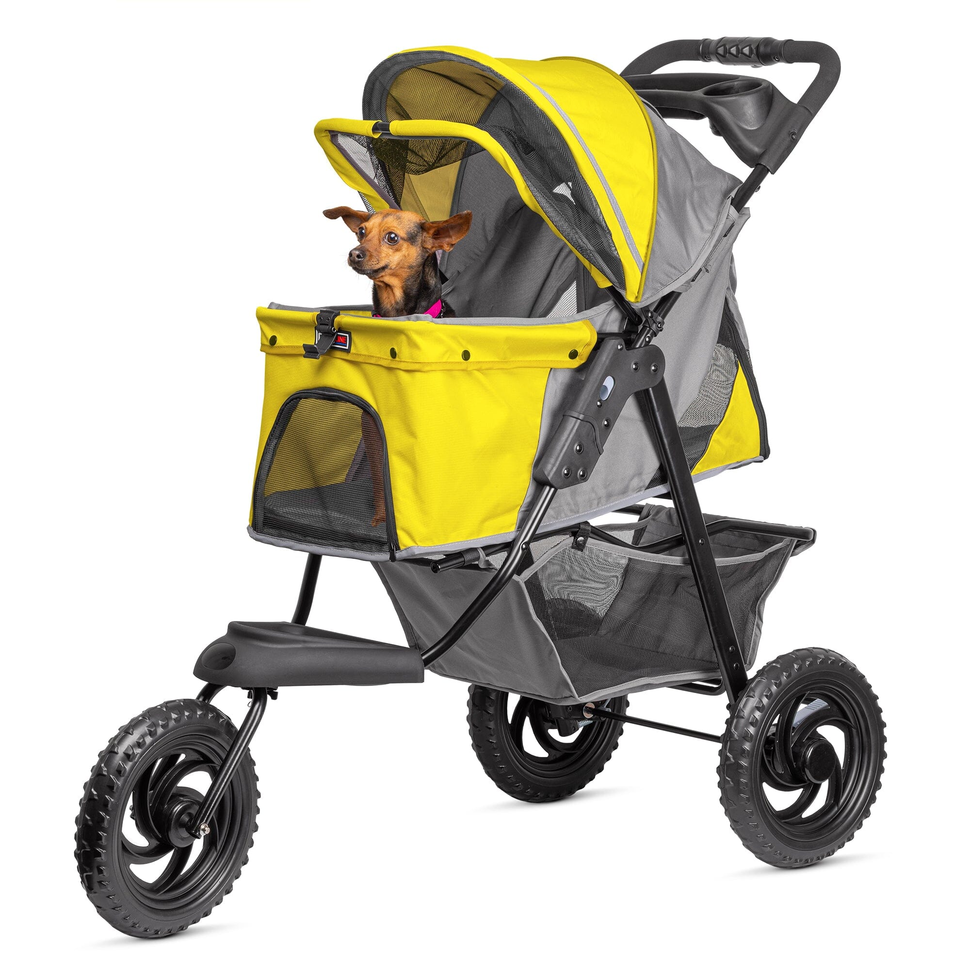Dogline TrailRunner Pet Stroller with 12" Mixed Terrain Rubber Tires