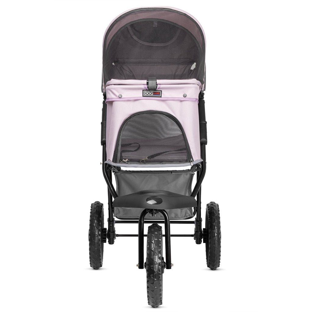 Dogline TrailRunner Pet Stroller with 12" Mixed Terrain Rubber Tires