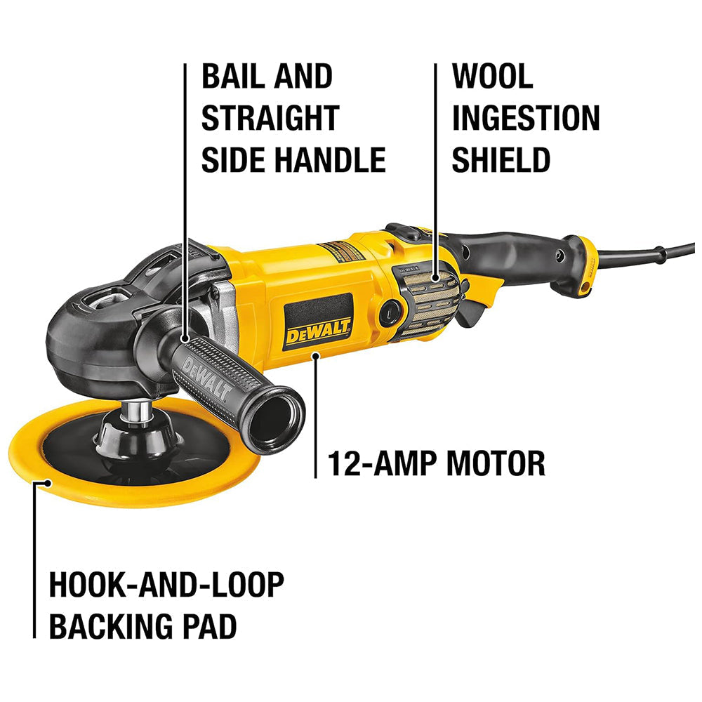 DeWalt Variable Speed Rotary Polisher with Soft Start, DWP849X