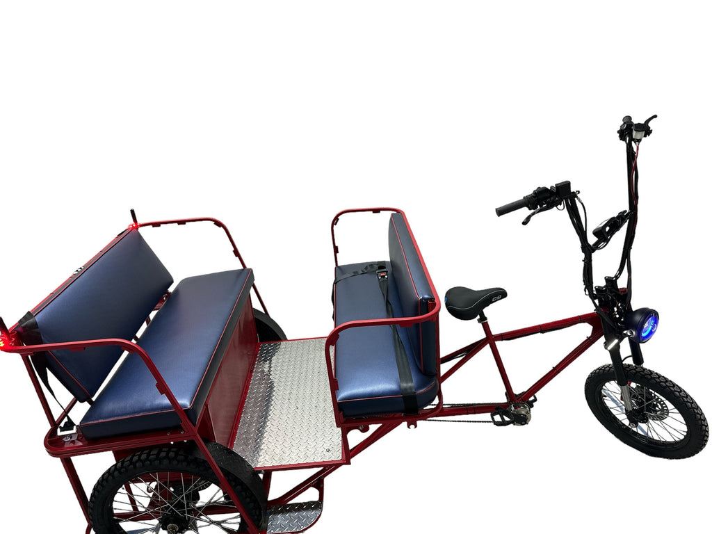 Electric Six-Seater Pedicab -Class 2 E-Bike