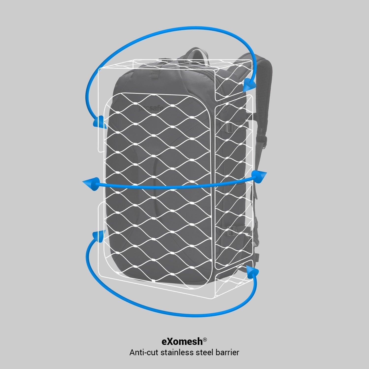 Pacsafe® EXP45 可登機防盜旅行背囊
