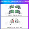 W214 Ambient Lighting | 64 Colors Speakers Cover Leds | Rotary Treble Tweeter Leds