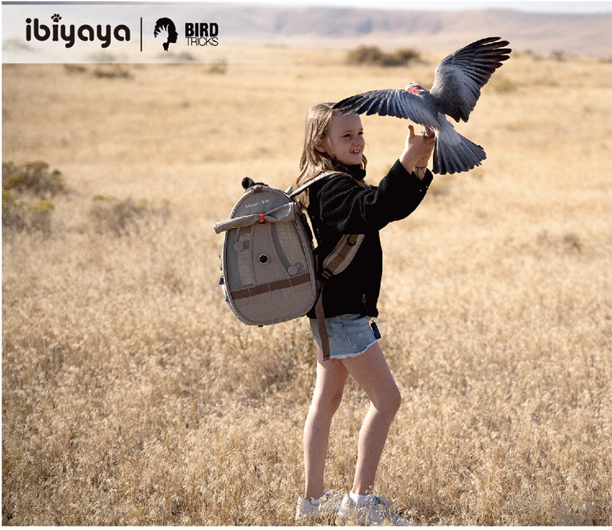 Ibiyaya BirdTricks TrackPack for Birds, Patented Bird Carrier Backpack with Perch, Airline Approved