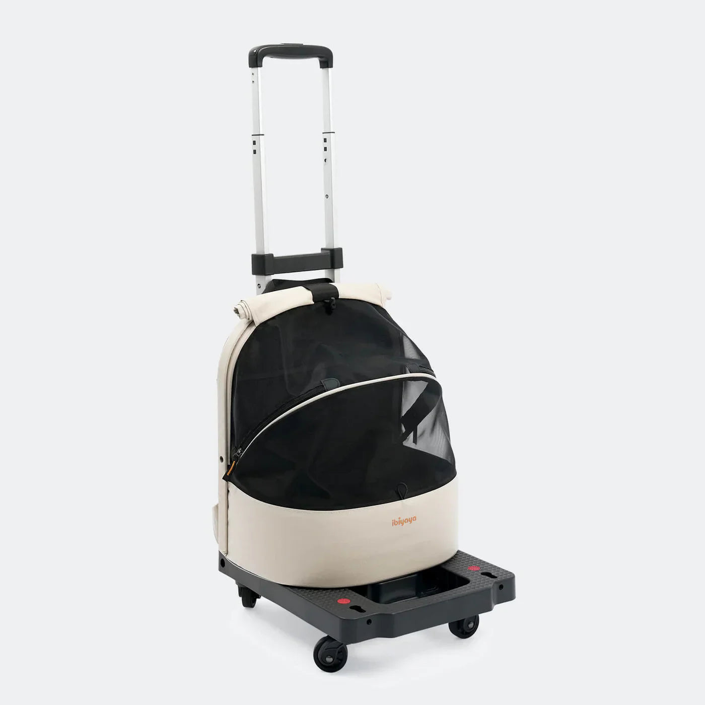 Ibiyaya Panorama Zipper-Free Small Pet Travel Carrier, Cat-Dog Chest Carrier, Airline-Approved Pet Backpack