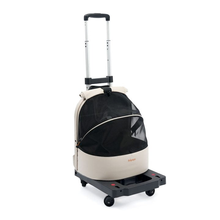 Ibiyaya Panorama Zipper-Free Small Pet Travel Carrier, Cat-Dog Chest Carrier, Airline-Approved Pet Backpack