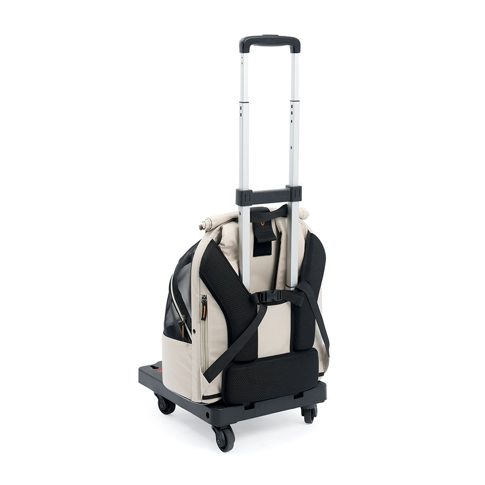 Ibiyaya Panorama Zipper-Free Small Pet Travel Carrier, Cat-Dog Chest Carrier, Airline-Approved Pet Backpack