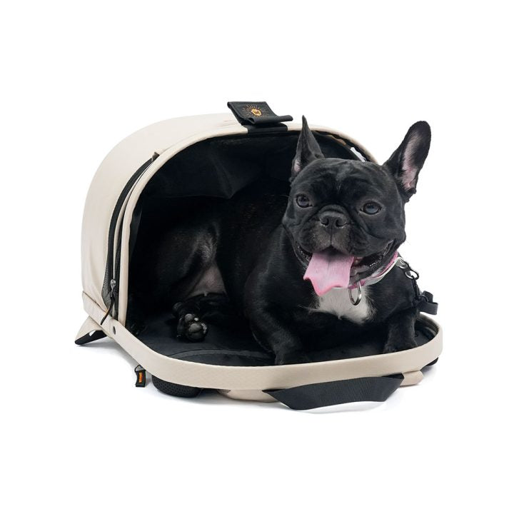 Ibiyaya Panorama Zipper-Free Small Pet Travel Carrier, Cat-Dog Chest Carrier, Airline-Approved Pet Backpack
