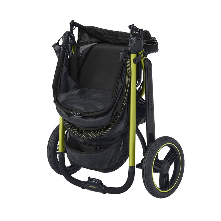 Ibiyaya Beast Pet Jogging Stroller, 3-Wheel All-Terrain Dog-Cat Pram with Double Breaks, Best Large Stroller for Running & Hiking