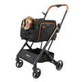Ibiyaya JetPaw: 3-in-One Pet Stroller with Removable Airline-Approved Carrier Expandable Rolling Pet Carrier-Backpack for Dogs & Cats