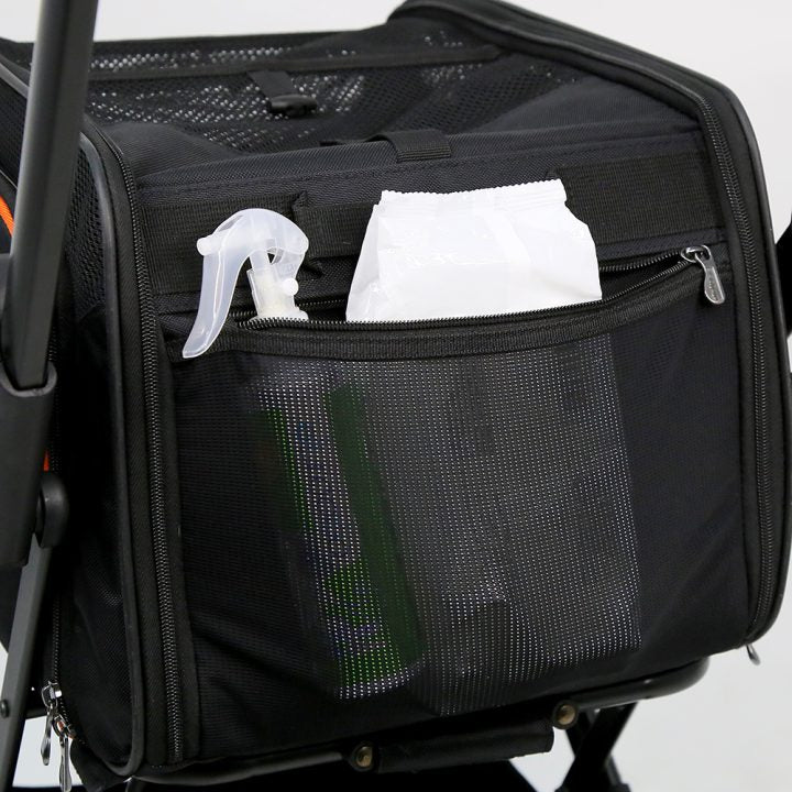 Ibiyaya JetPaw: 3-in-One Pet Stroller with Removable Airline-Approved Carrier Expandable Rolling Pet Carrier-Backpack for Dogs & Cats