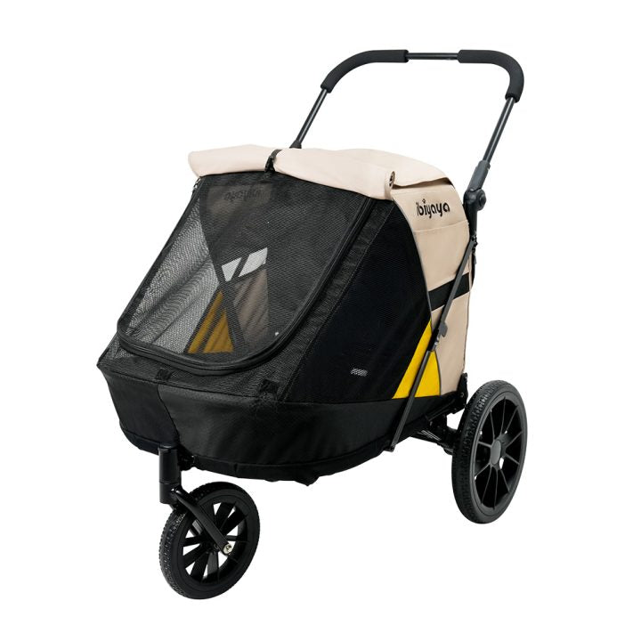 Ibiyaya Minika 3-in-1 Pet Stroller System with Foldable Dog Bicycle Trailer & Indoor-Outdoor Kennel