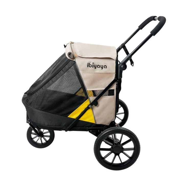 Ibiyaya Minika 3-in-1 Pet Stroller System with Foldable Dog Bicycle Trailer & Indoor-Outdoor Kennel