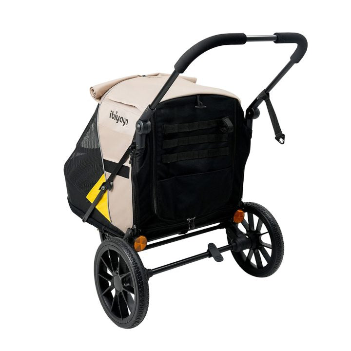 Ibiyaya Minika 3-in-1 Pet Stroller System with Foldable Dog Bicycle Trailer & Indoor-Outdoor Kennel