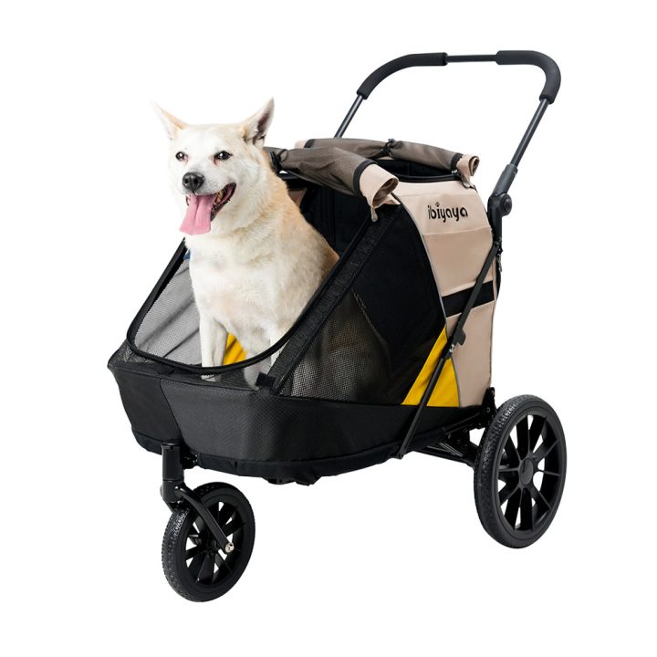 Ibiyaya Minika 3-in-1 Pet Stroller System with Foldable Dog Bicycle Trailer & Indoor-Outdoor Kennel