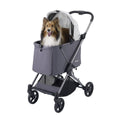 Ibiyaya Maxi Deep Carriage Pet Stroller with Puncture-Free Rubber Wheels, Lightweight and Collapsible
