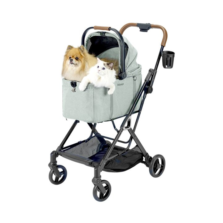 Tinker Small Detachable Pet Stroller with Cup Holder – Compact Buggy for Cats & Small Dogs