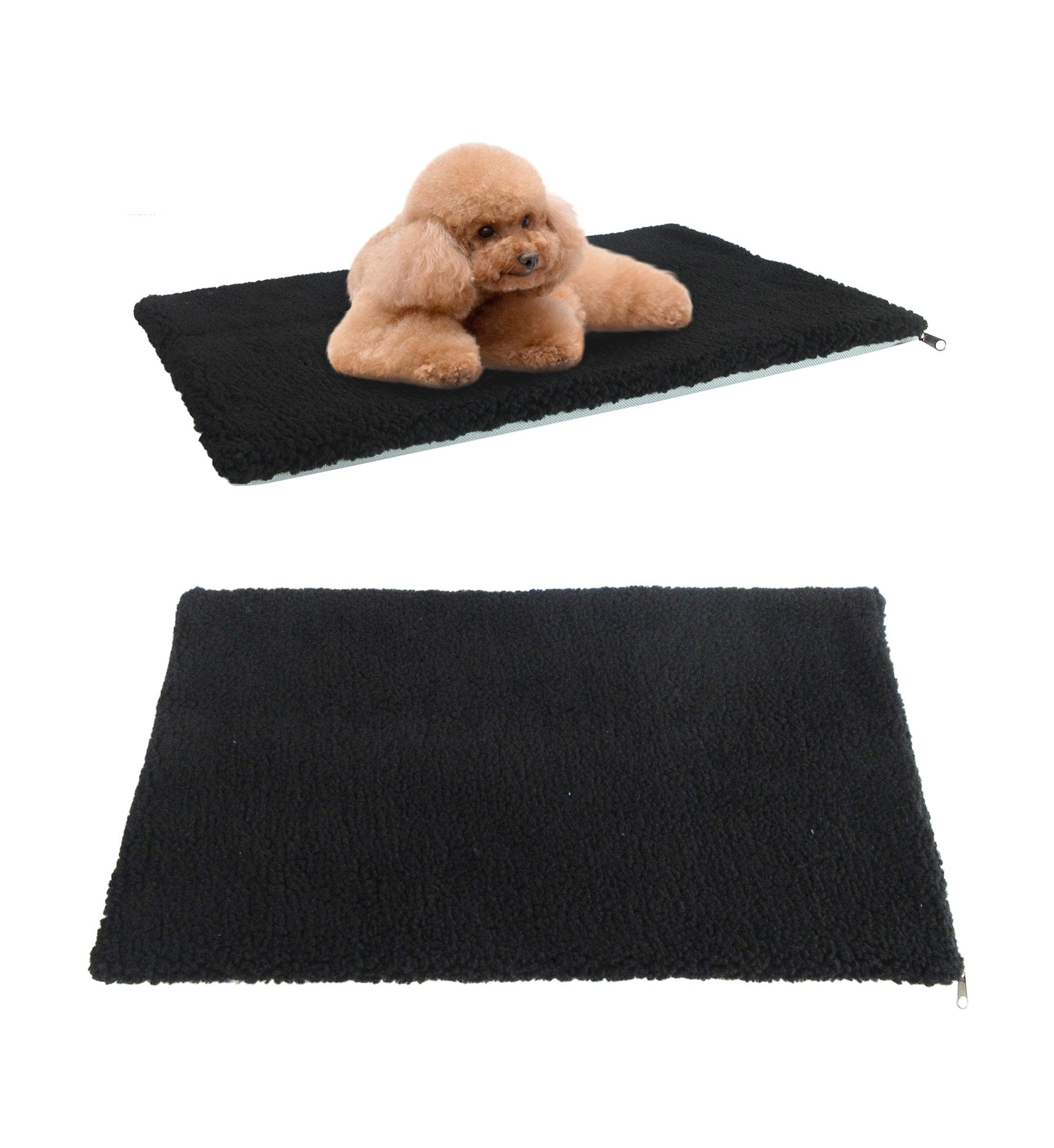 Portable Pet Crate Faux Fleece Pad - 22X15"
