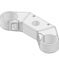 DISTRICT SPARE PARTS - S03 - 11 - Fork Assembly - Fork Clamp Bottom UPG
