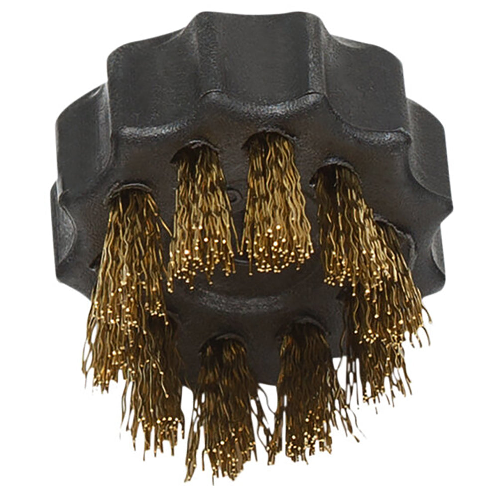 US Steam 1" Round Brass Brush (5 pack)