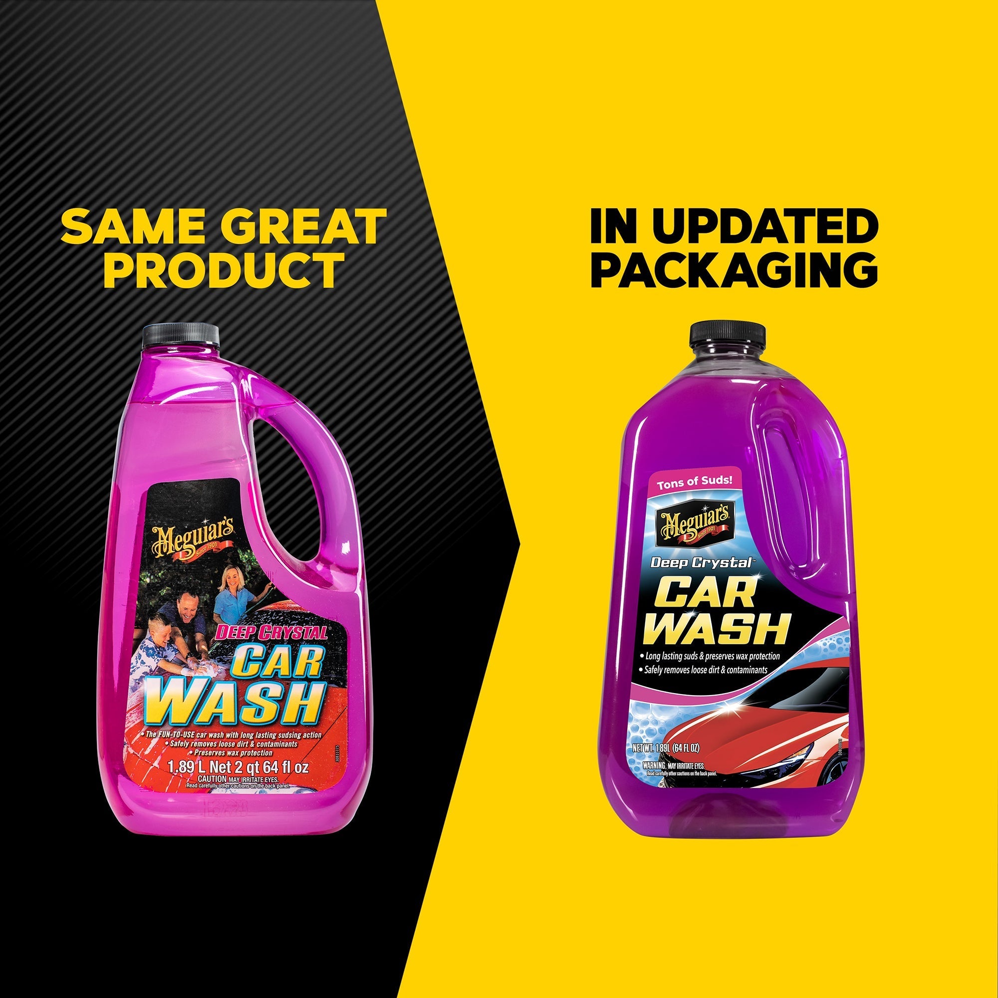 Meguiar's Deep Crystal Car Wash, G10464 - 64 oz.