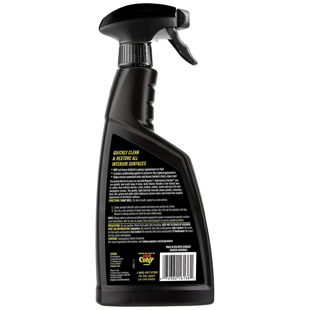 Meguiar's Gold Class Rich Leather 3-in-1: Cleaner, Conditioner, Protectant, G10916 - 16 oz.