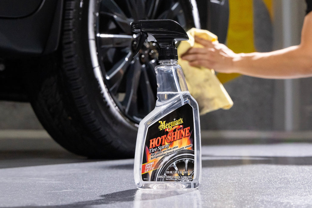 Meguiar's Hot Shine High Gloss Tire Spray, G12024 - 24 oz.