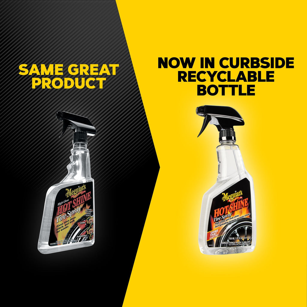Meguiar's Hot Shine High Gloss Tire Spray, G12024 - 24 oz.