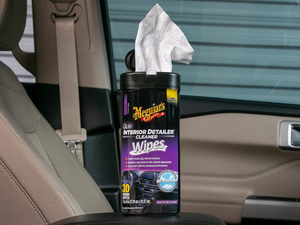 Meguiar's Quik Interior Detailer Wipes, G13600 - 30 Wipes