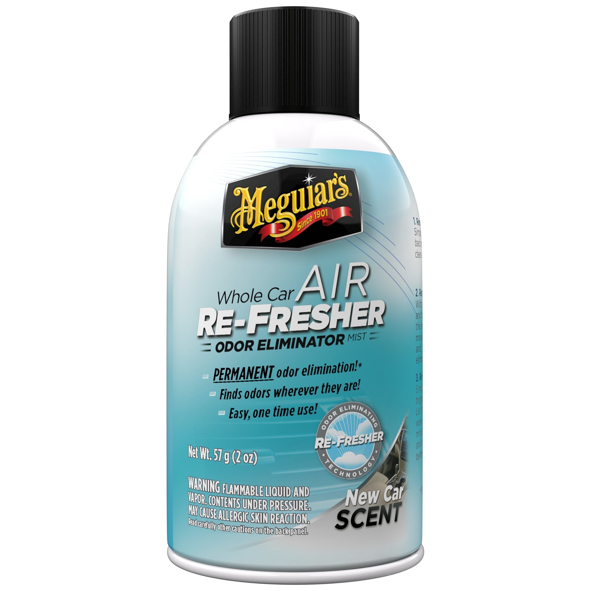 Meguiar's Whole Car Air Refresher Odor Eliminator, G16402 - New Car Scent