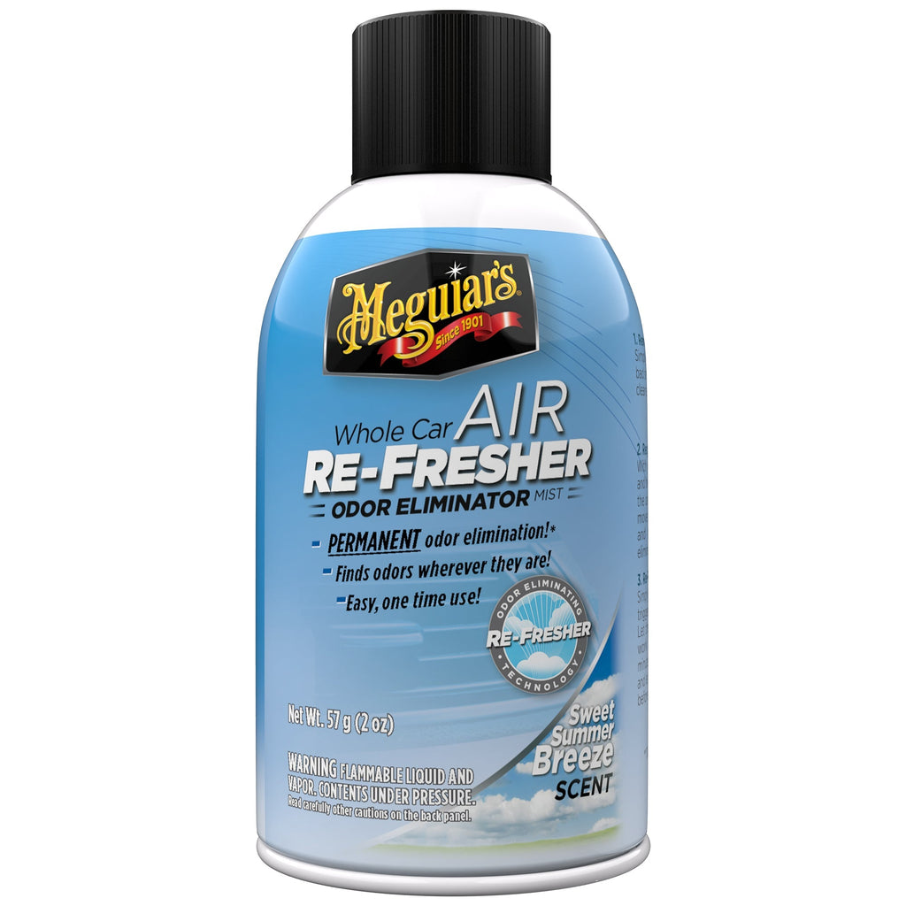 Meguiar's Whole Car Air Refresher Odor Eliminator, G16602 - Summer Breeze Scent