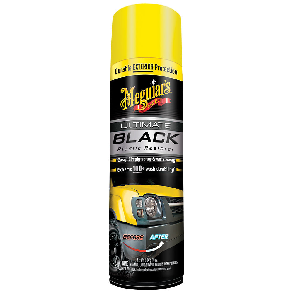 Meguiar's Ultimate Black Plastic Restorer, G16910 - 10 oz. aerosol