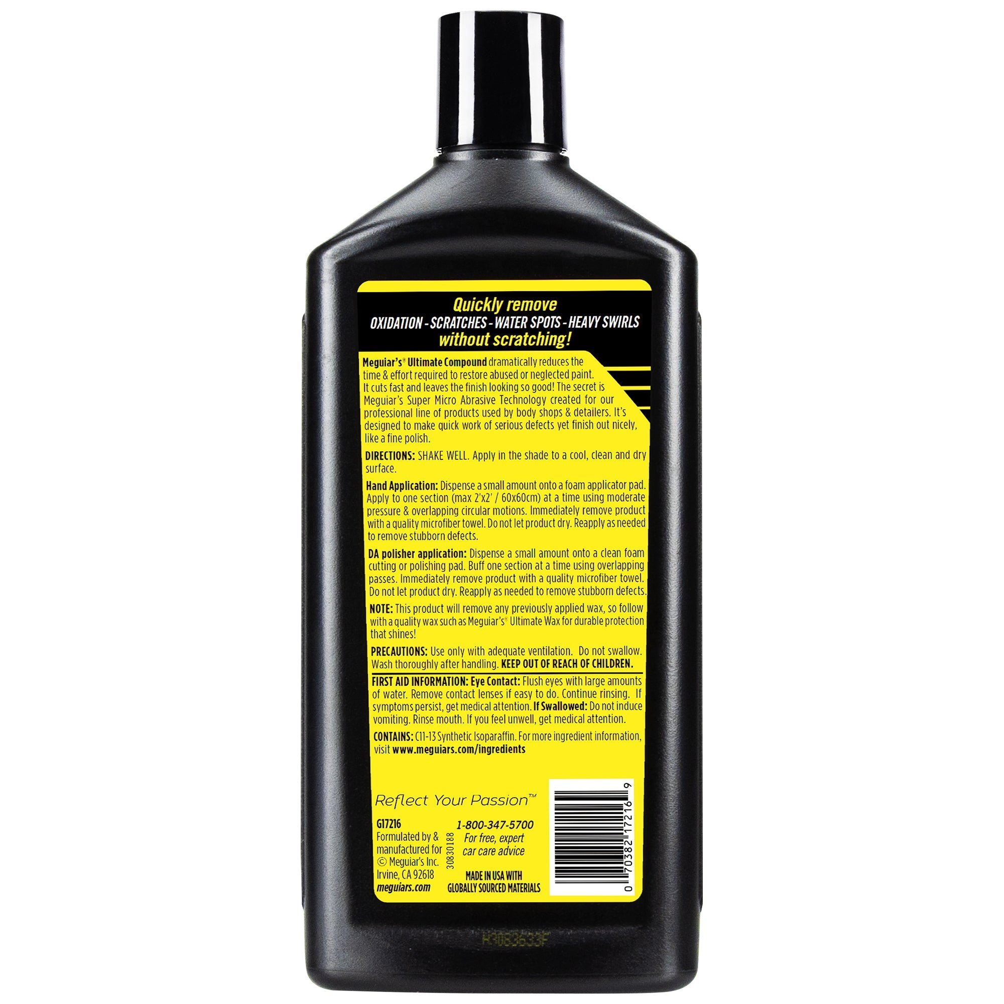 Meguiar's Ultimate Compound, G17216 - 16 oz.