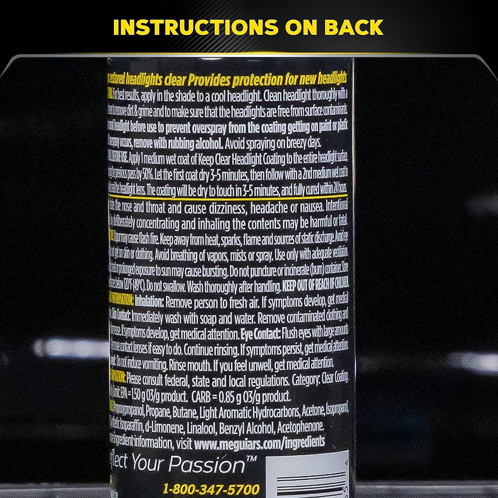 Meguiar's Keep Clear Headlight Coating, G17804 - 4 oz.