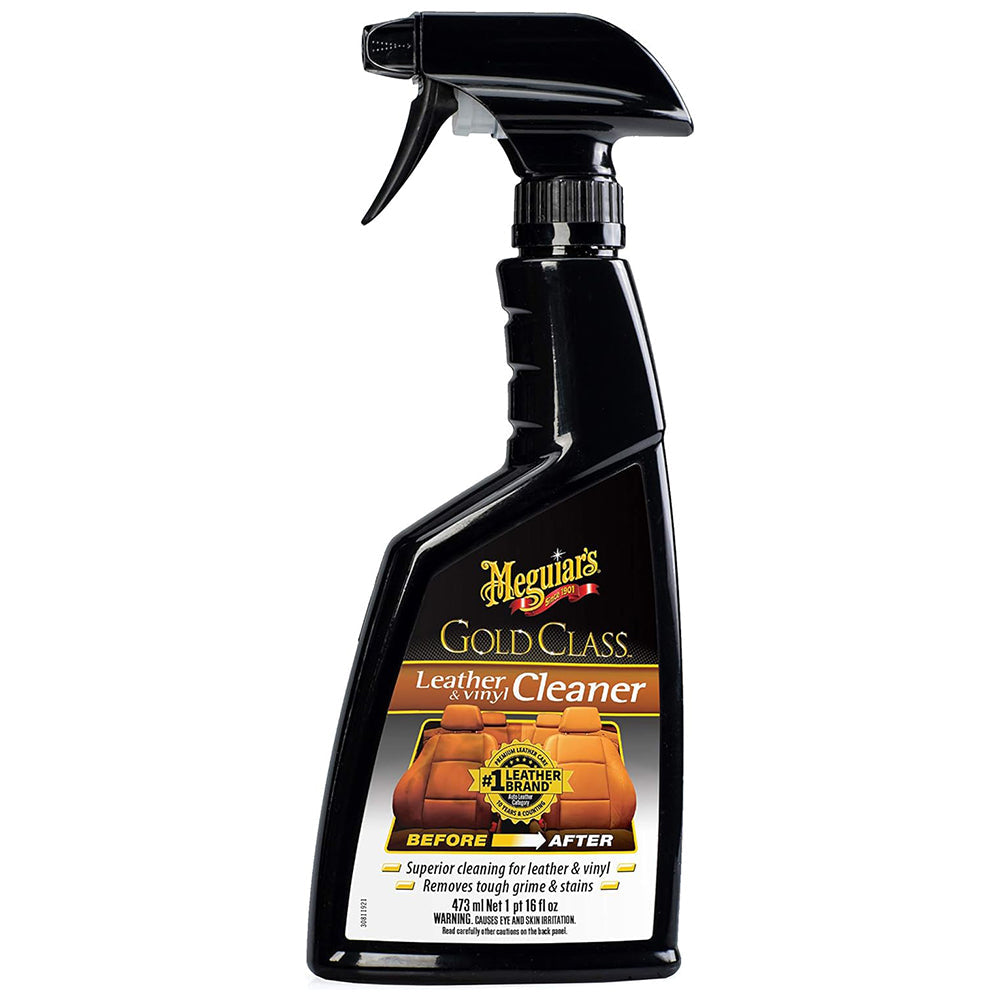 Meguiar's Gold Class Leather & Vinyl Cleaner, G18516 - 16 oz.