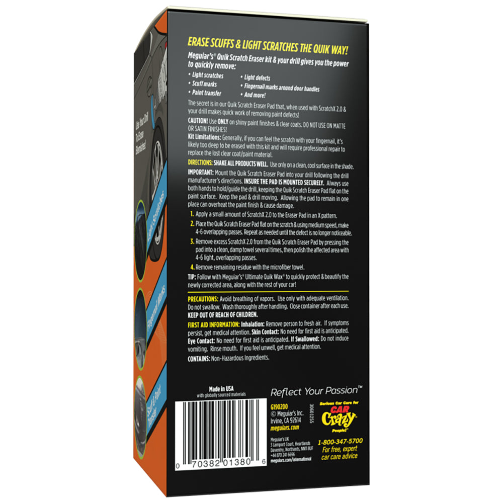 Meguiar's Quik Scratch Eraser Kit, G190200