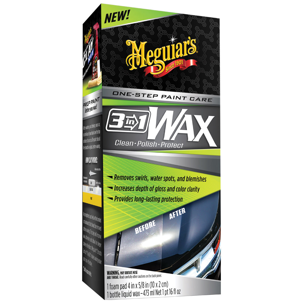 Meguiar's 3 in 1 Wax, G191016 - 16 oz.