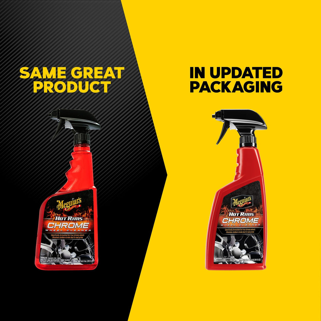 Meguiar's Hot Rims Chrome Wheel Cleaner, G19124 - 24 oz.