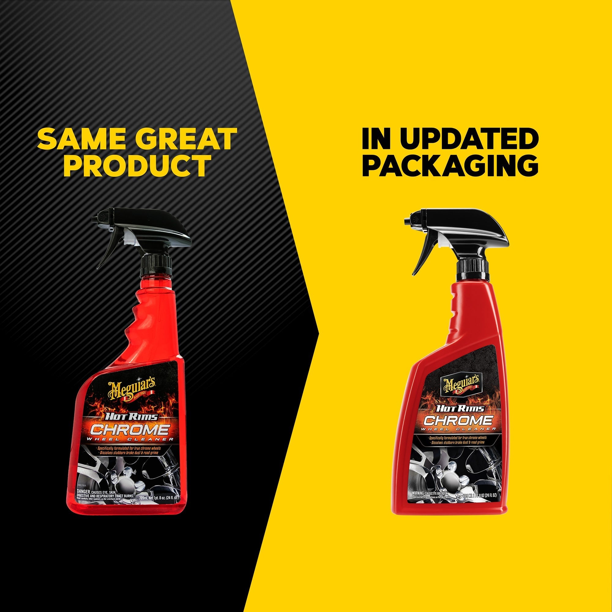 Meguiar's Hot Rims Chrome Wheel Cleaner, G19124 - 24 oz.