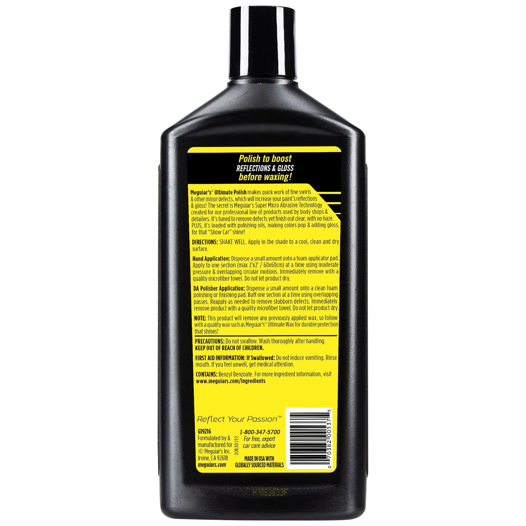 Meguiar's Ultimate Polish, G19216 - 16 oz.
