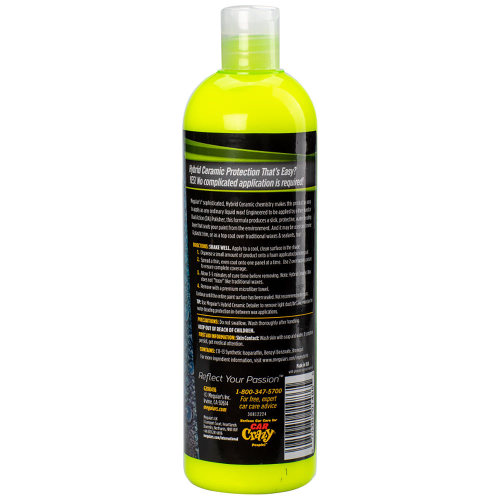 Meguiar's Hybrid Ceramic Liquid Wax, G200416 - 16 oz.