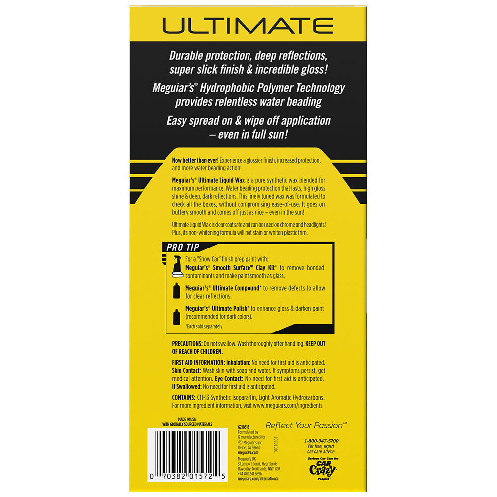 Meguiar's Ultimate Liquid Wax, G210516 - 16 oz.