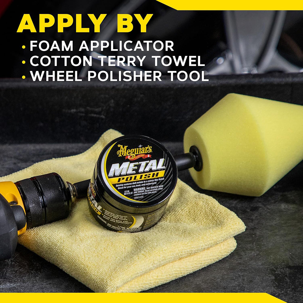 Meguiar's Metal Polish, G211606 - 6 oz.